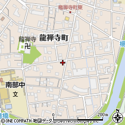 静岡県浜松市中央区龍禅寺町449周辺の地図