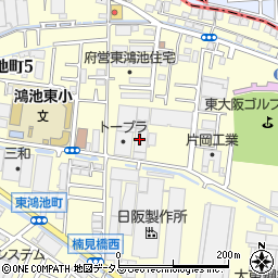 株式会社大阪急便周辺の地図
