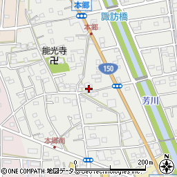 静岡県浜松市中央区本郷町795周辺の地図