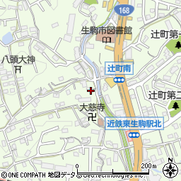 奈良県生駒市辻町227周辺の地図