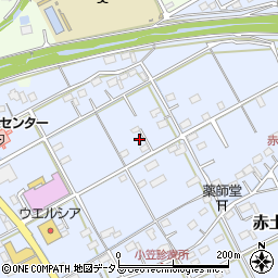 静岡県菊川市赤土963-4周辺の地図