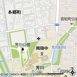 静岡県浜松市中央区本郷町3116周辺の地図