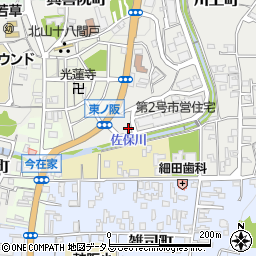 奈良県奈良市川上町411周辺の地図