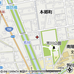 静岡県浜松市中央区本郷町3010周辺の地図