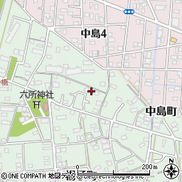 静岡県浜松市中央区楊子町1080周辺の地図