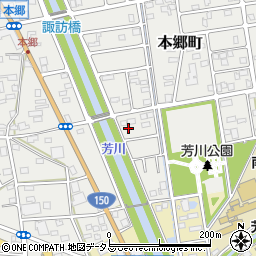静岡県浜松市中央区本郷町3016周辺の地図