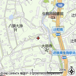 奈良県生駒市辻町225周辺の地図