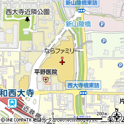 そじ坊奈良ファミリー西大寺店周辺の地図