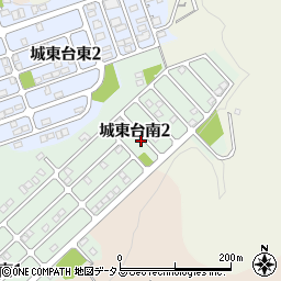 岡山県岡山市東区城東台南2丁目周辺の地図