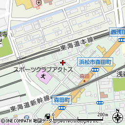 静岡県浜松市中央区森田町267周辺の地図