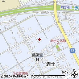 静岡県菊川市赤土744-23周辺の地図
