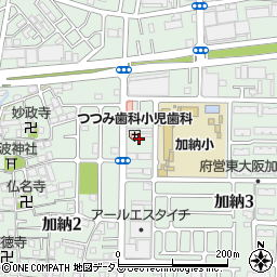 大阪府東大阪市加納3丁目5周辺の地図