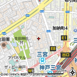 Ｋ．ＢＬＤ．三宮周辺の地図