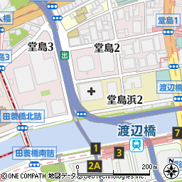 日本航空　国際線予約・案内周辺の地図