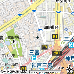 神戸 こも亭周辺の地図