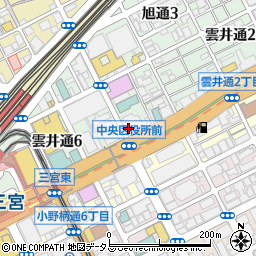 株式会社ウチダソリューションズ京都　神戸営業所周辺の地図