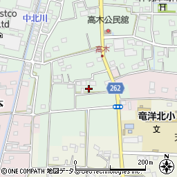 静岡県磐田市高木65周辺の地図