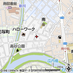 静岡県浜松市中央区浅田町60周辺の地図