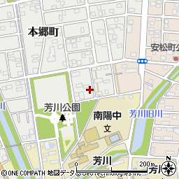 静岡県浜松市中央区本郷町3105周辺の地図