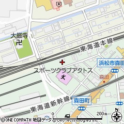 静岡県浜松市中央区森田町426周辺の地図