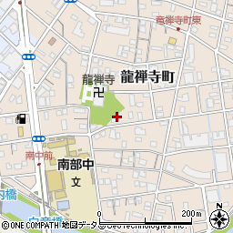 静岡県浜松市中央区龍禅寺町435周辺の地図
