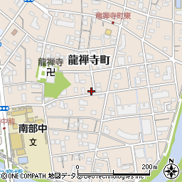 静岡県浜松市中央区龍禅寺町424周辺の地図