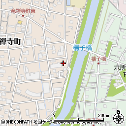 静岡県浜松市中央区龍禅寺町488周辺の地図