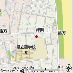 三重県津市津興周辺の地図