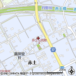 静岡県菊川市赤土772周辺の地図