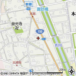 静岡県浜松市中央区本郷町791周辺の地図
