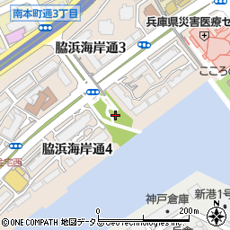 脇浜海岸通公園周辺の地図