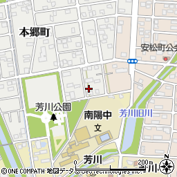 静岡県浜松市中央区本郷町3115周辺の地図