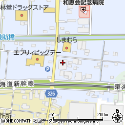 静岡県浜松市中央区入野町267周辺の地図