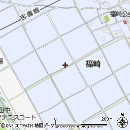 岡山県岡山市北区福崎周辺の地図