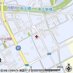 静岡県菊川市赤土243-1周辺の地図