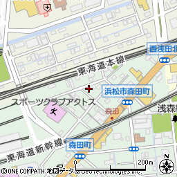 静岡県浜松市中央区森田町265周辺の地図