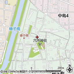 静岡県浜松市中央区楊子町1133周辺の地図