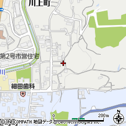 奈良県奈良市川上町19周辺の地図