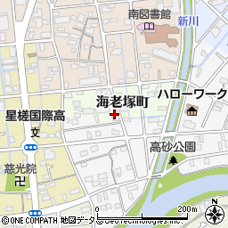 静岡県浜松市中央区海老塚町167周辺の地図