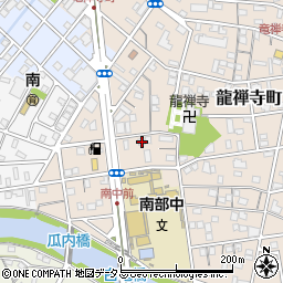 静岡県浜松市中央区龍禅寺町761周辺の地図