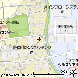 静岡県磐田市上大之郷71周辺の地図