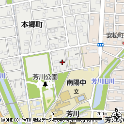 静岡県浜松市中央区本郷町3104周辺の地図