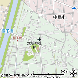 静岡県浜松市中央区楊子町1126周辺の地図