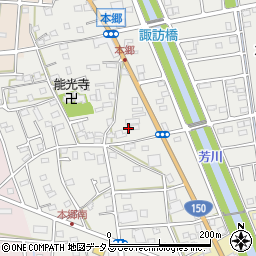 静岡県浜松市中央区本郷町805周辺の地図