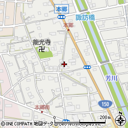 静岡県浜松市中央区本郷町804周辺の地図