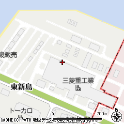 兵庫県加古郡播磨町東新島周辺の地図
