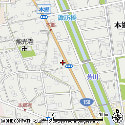 静岡県浜松市中央区本郷町785周辺の地図