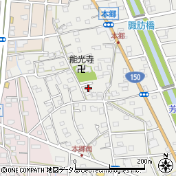 静岡県浜松市中央区本郷町132周辺の地図