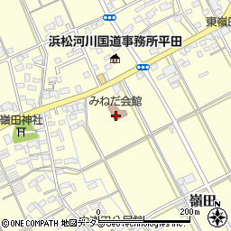 嶺田地区コミュニティセンター周辺の地図