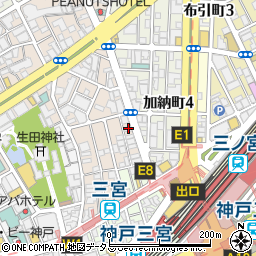 広東料理やすこキッチン YASUKO S KITCHEN 三宮店周辺の地図